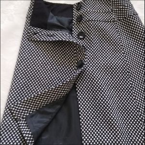 NWOT Talbots wool faux wrap tweed A-line